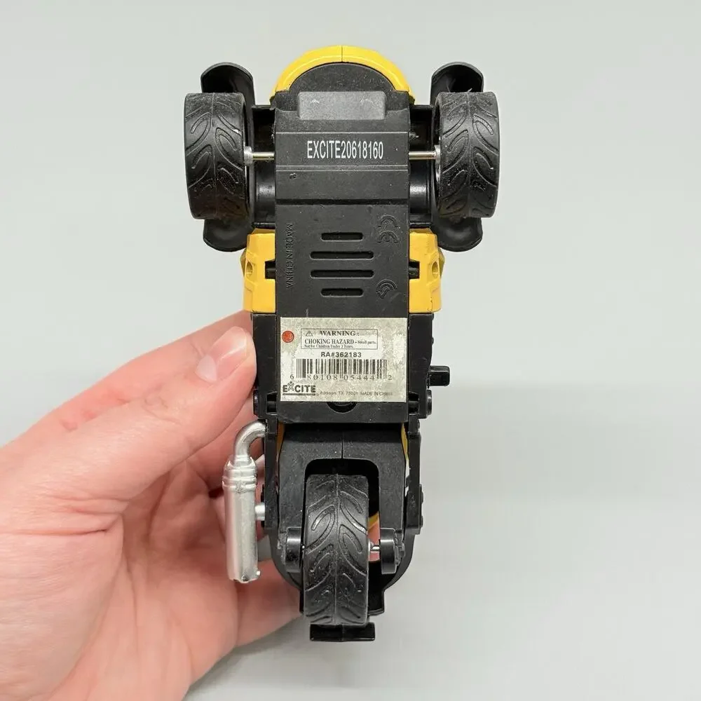 Welly Excite Extreme Vehicle EX-X EXC88 Pull Back Yellow & Black Toy Vehicle